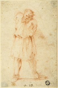 Personnage avec les bras attachés dans le dos - Vincenzo Dandini