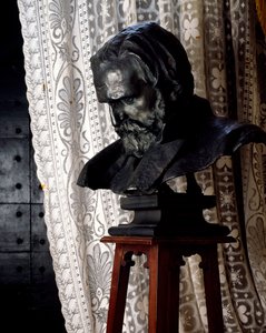 Buste en bronze de Giuseppe Verdi