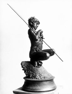 Le petit pêcheur (bronze)