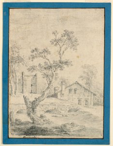 Paysage avec ferme