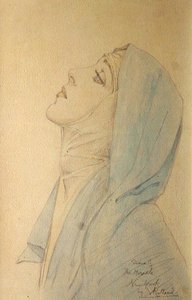 Diana Cooper de profil et la Madone dans 