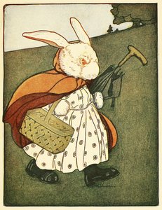 Puis la vieille Mme Rabbit... est allée à la boulangerie, de The Tale of Peter Rabbit, pub. 1916