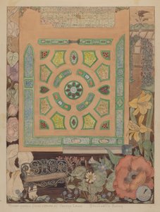 Jardin de fleurs - Domaine Lewis, vers 1936