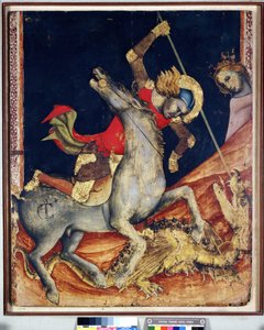 Saint Georges tuant le dragon - Vitale da Bologna