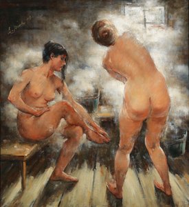 Dans un bain de vapeur russe - Vitali Gavrilovich Tikhov