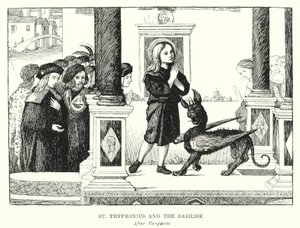 Saint Tryphonius et le Basilic - Vittore (after) Carpaccio