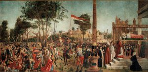 Cycle de la vie de Sainte Ursule : le Martyre des Pèlerins et les Funérailles de Sainte Ursule