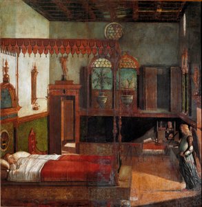 Cycle de la vie de Sainte Ursule : le rêve de Sainte Ursule - Vittore Carpaccio