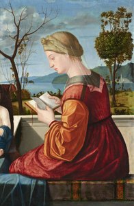 La Vierge lisant