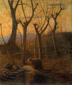 Le ruisseau chaud ou La lavandière
