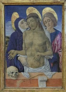 Christ en pitié avec la Vierge et Saint Jean l