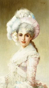 Dame Élégante en Rose