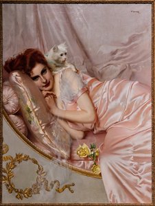 Sur le canapé - Vittorio Matteo Corcos