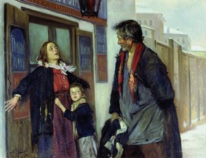 Je ne laisse pas entrer!, 1892 - Vladimir Egorovic Makovsky