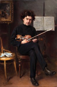 Portrait du violoniste et compositeur Jan Kubelik, 1908