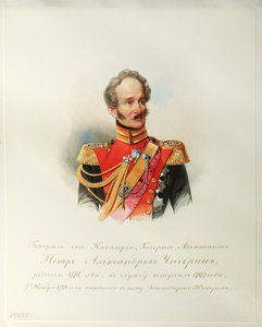Portrait du général Pyotr Alexandrovich Chicherin