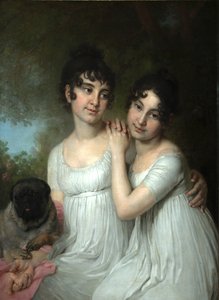 Portrait des comtesses E.A. et A.A. Kurakin - Vladimir Lukich Borovikovsky