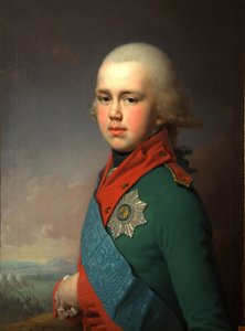 Portrait du grand-duc Constantin Pavlovitch de Russie 1779-1831, 1795