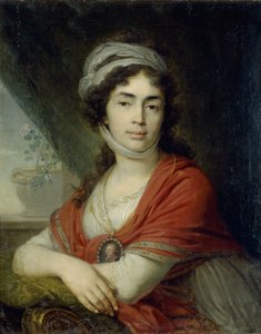 Portrait de Maria Marfa Dmitrievna Dunina, née Norova, 1799 - Vladimir Lukich Borovikovsky