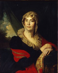 Portrait de la princesse Natalia Alexandrovna von Buxhoeveden 1758-1808, née Alexeyeva, années 1790 - Vladimir Lukich Borovikovsky