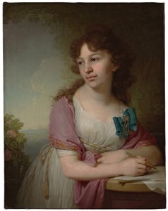 Portrait de la princesse Yekaterina Alexeyevna Dolgorukova, née comtesse Vasilyeva, 1798