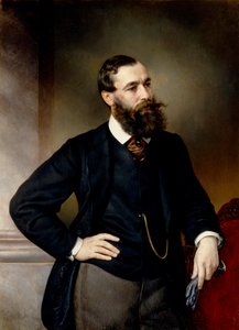 Portrait du juriste et philosophe politique Boris Nikolaïevitch Tchitchérine, fin du 19ème siècle