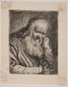 Un vieillard barbu - W.A. Müller