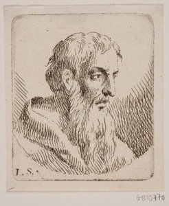 Vieil homme avec une longue barbe