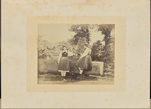 Slovènes du Gail Thal, en costume de vacances, Carinthie - W.D. Howard and F.H. Lloyd