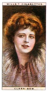 Clara Bow 1905-1965, actrice et symbole sexuel américain, 1928 - WD and HO Wills