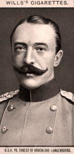 S.A.S, PR. Ernest de Hohenlohe-Langenbourg, 1908