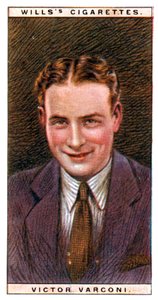 Victor Varconi 1891-1976, acteur hongrois, 1928 - WD and HO Wills
