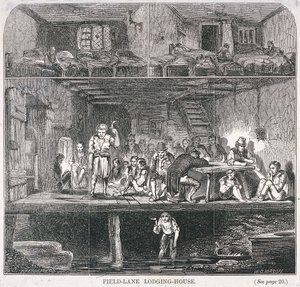 Maison de logement de Field Lane, Londres, 1847