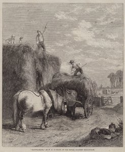 Empilage de foin - W.H. Hopkins
