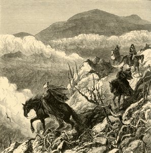 La descente du mont Washington, 1872