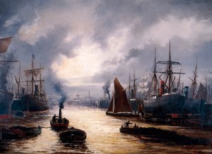 Le bassin de Londres, 1892