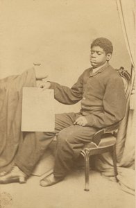 Carte-de-visite de Thomas Wiggins, également connu sous le nom de Blind Tom, vers 1870 - WL Germon