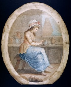 La Fille du Staffordshire, fin du XVIIIe-début du XIXe siècle