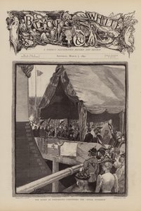 La reine Victoria baptisant le Royal Sovereign - W.S. Stacey