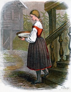 Fille de ferme norvégienne