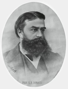 Portrait de Giovanni Battista Donati (1826-1873), mathématicien et astronome italien - John Ward Dunsmore