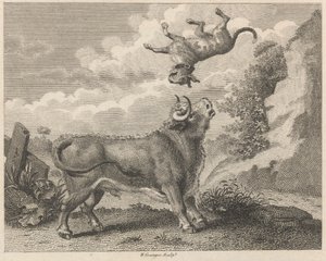 Le taureau et le mâtin - W. Grainger