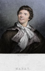 Jean-Paul Marat 1743-1793, médecin, scientifique et théoricien politique, vers 1830 - W. H. Egleton