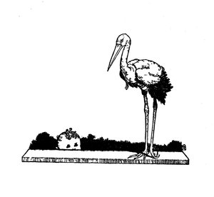 Cigogne ! Cigogne ! Cigogne aux longues jambes !, vers 1930