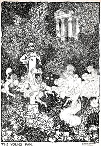 Le jeune Pan - Première étape - William Heath Robinson