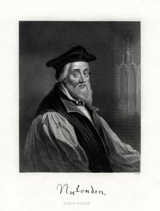 Nicholas Ridley, mort le 16 octobre 1555, clergyman anglais, 19e siècle - W. Holl