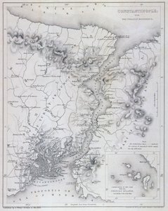 Constantinople et le Bosphore, vers 1850