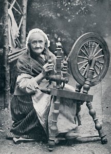 Une vieille Irlandaise à son rouet, 1912 - W. Lawrence