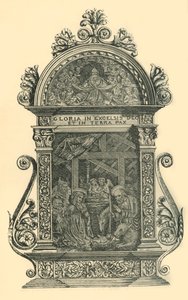 Pax en argent avec scène de la nativité, début-milieu 19e siècle, 1881