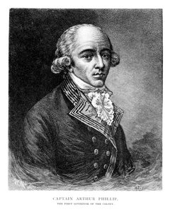 Arthur Phillip, amiral britannique et gouverneur colonial, 1886 - W. Macleod
